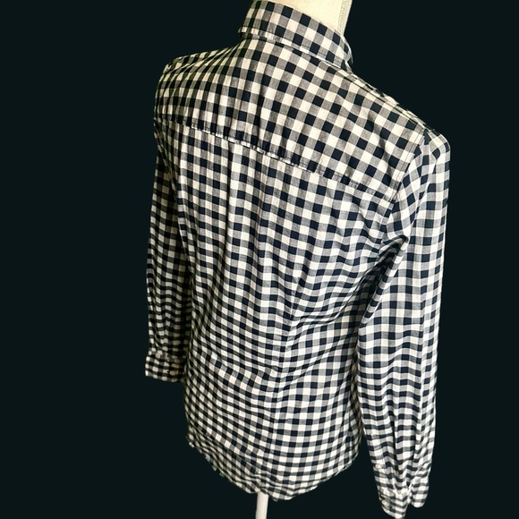 NWOT J. Crew Factory ‘Gingham Lightweight Cotton Shirt in Signature Fit’ Size XS - Picture 10 of 13
